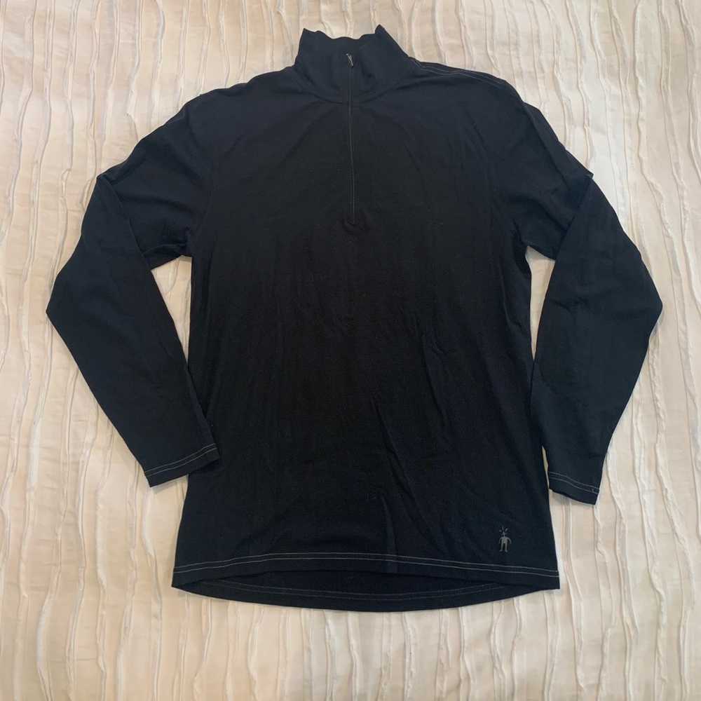 Men’s Zip-up Smartwool Base Layer (M)